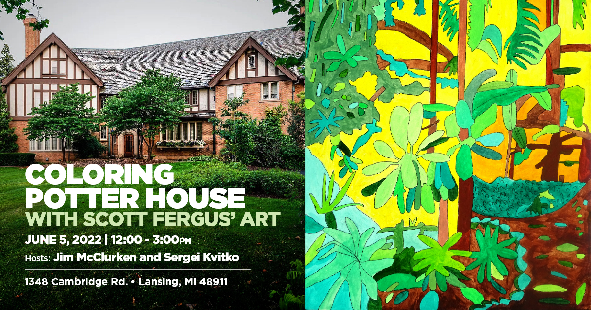 Coloring Potter House with Scott Fergus' Art - June 5 2022